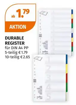 Müller Durable register 5-teilig Angebot