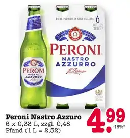 E-Center Peroni nastro azzurro Angebot