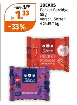 Müller 3bears pocket porridge Angebot