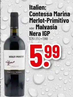 trinkgut Contessa marina merlot-primitivo Angebot