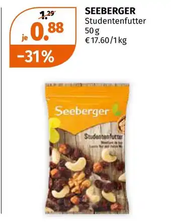 Müller Seeberger studentenfutter Angebot