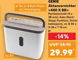 Kaufland Genie aktenvernichter 440 x br Angebot