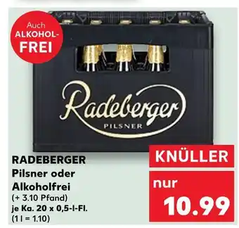 Kaufland Radeberger pilsner Angebot