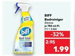 Kaufland Biff badreiniger zitrone Angebot