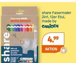 Müller Carioca share fasermaler 2in1, 12er etui Angebot