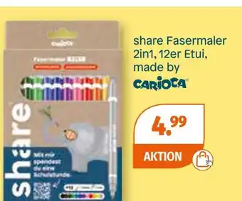 Müller Carioca share fasermaler 2in1, 12er etui Angebot
