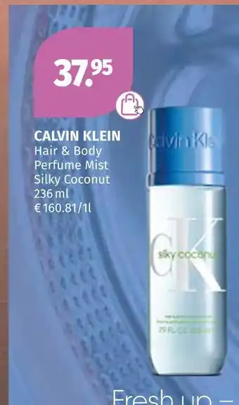 Müller Calvin klein hair & body perfume mist silky coconut Angebot