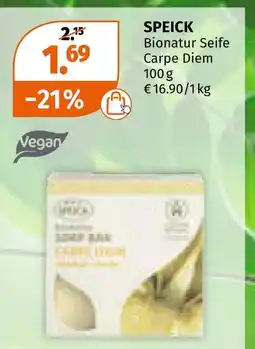 Müller Speick bionatur seife carpe diem Angebot