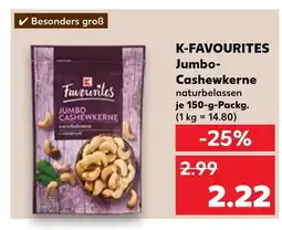 Kaufland K-favourites jumbo-cashewkerne Angebot