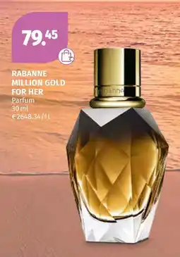 Müller Rabanne million gold for her Angebot