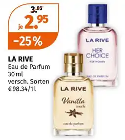 Müller La rive eau de parfum Angebot