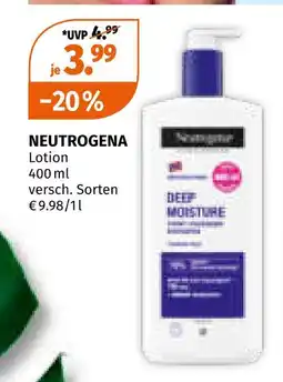Müller Neutrogena lotion Angebot