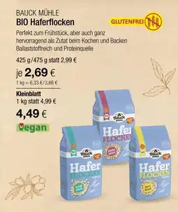 Vitalia Bauck mühle bio haferflocken großblatt Angebot