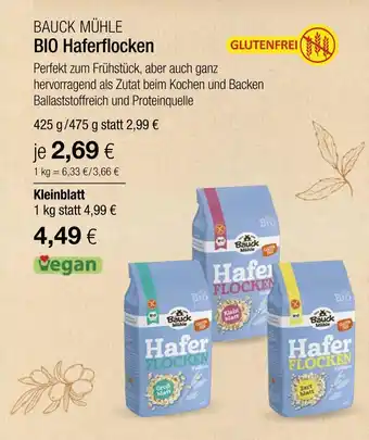 Vitalia Bauck mühle bio haferflocken großblatt Angebot