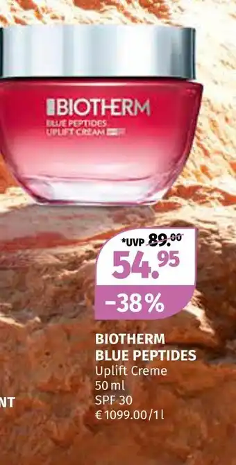 Müller Biotherm blue peptides uplift creme Angebot