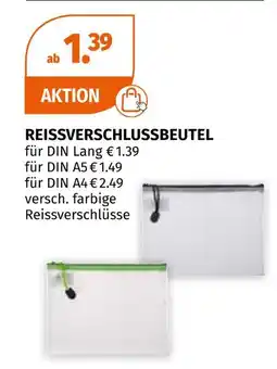 Müller Reißverschlussbeutel Angebot