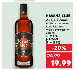 Kaufland Havana club añejo 7 años Angebot