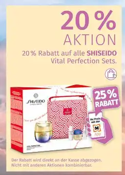 Müller Shiseido 20 % rabatt Angebot