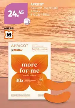 Müller Müller apricot hyaluron augenpads Angebot