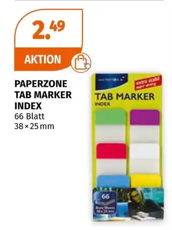 Müller Paperzone tab marker index Angebot