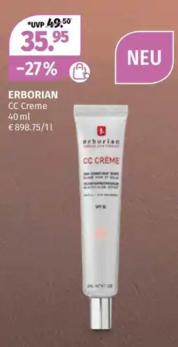 Müller Erborian cc creme Angebot