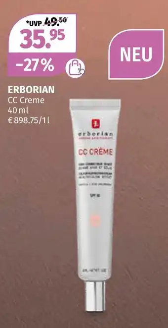 Müller Erborian cc creme Angebot