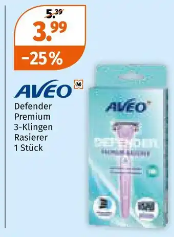 Müller Aveo defender premium 3-klingen rasierer Angebot