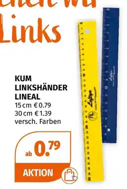 Müller Kum linkshänder lineal 15 cm Angebot