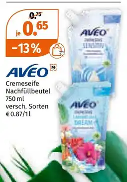 Müller Aveo cremeseife nachfüllbeutel Angebot