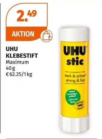 Müller Uhu klebestift maximum Angebot