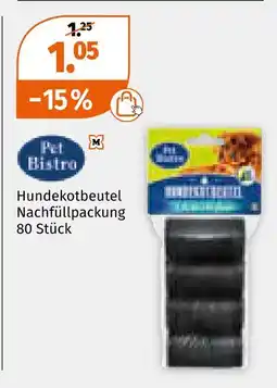 Müller Pet bistro hundekotbeutel nachfüllpackung Angebot