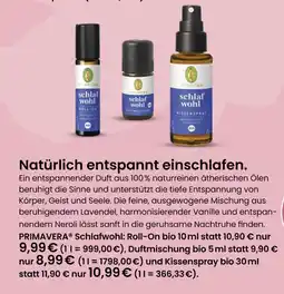 Vitalia Primavera schlafwohl roll-on bio Angebot