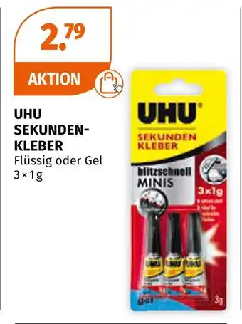 Müller Uhu sekundenkleber flüssig Angebot