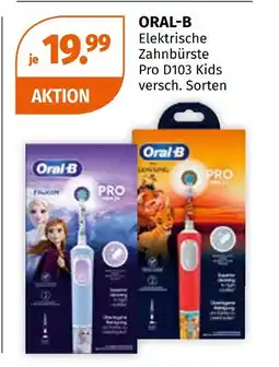 Müller Oral-b elektrische zahnbürste pro d103 kids Angebot