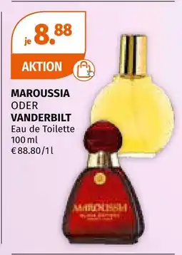 Müller Maroussia oder vanderbilt eau de toilette Angebot