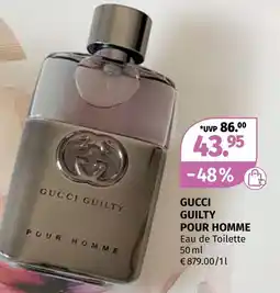 Müller Gucci guilty pour homme Angebot