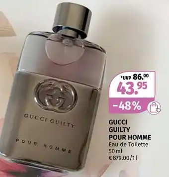 Müller Gucci guilty pour homme Angebot
