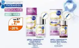 Müller Nivea luminous630 liquid glow skin glow serum Angebot