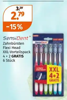 Müller Sensident zahnbürsten flexi head xxl-vorteilspack Angebot