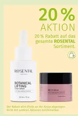 Müller Rosental 20 % rabatt Angebot