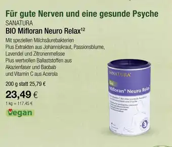 Vitalia Sanatura bio mifloran neuro relax Angebot