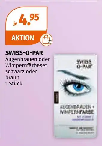 Müller Swiss-o-par augenbrauen oder wimpernfärbeset schwarz oder braun Angebot