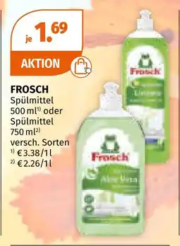 Müller Frosch spülmittel Angebot