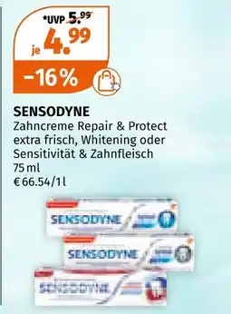Müller Sensodyne zahncreme Angebot