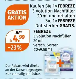 Müller Febreze Angebot