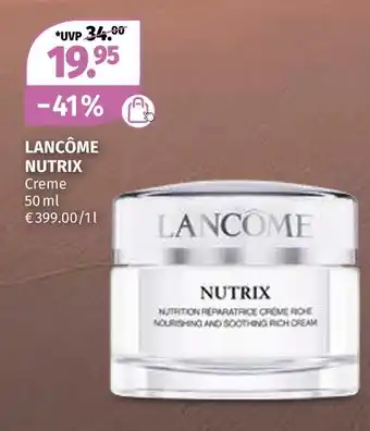 Müller Lancôme nutrix Angebot