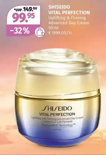 Müller Shiseido vital perfection Angebot