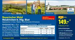 Lidl Hotel klosterhof bayerischer wald Angebot
