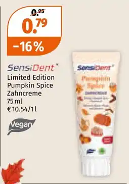 Müller Sensident limited edition pumpkin spice zahncreme Angebot