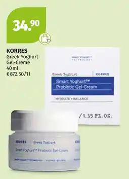 Müller Korres greek yoghurt gel-creme Angebot